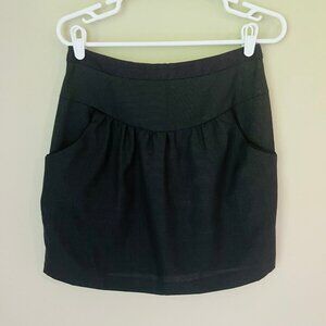 Kookai Black Mini Skirt SZ 40 AUS 8 US